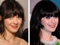 Zooey Deschanel plastic surgery before and after